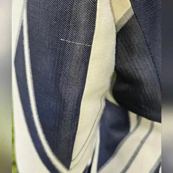 Mod Coat Ann Taylor Jacquard Vintage Inspired Abstract Print - Picture 11 of 16